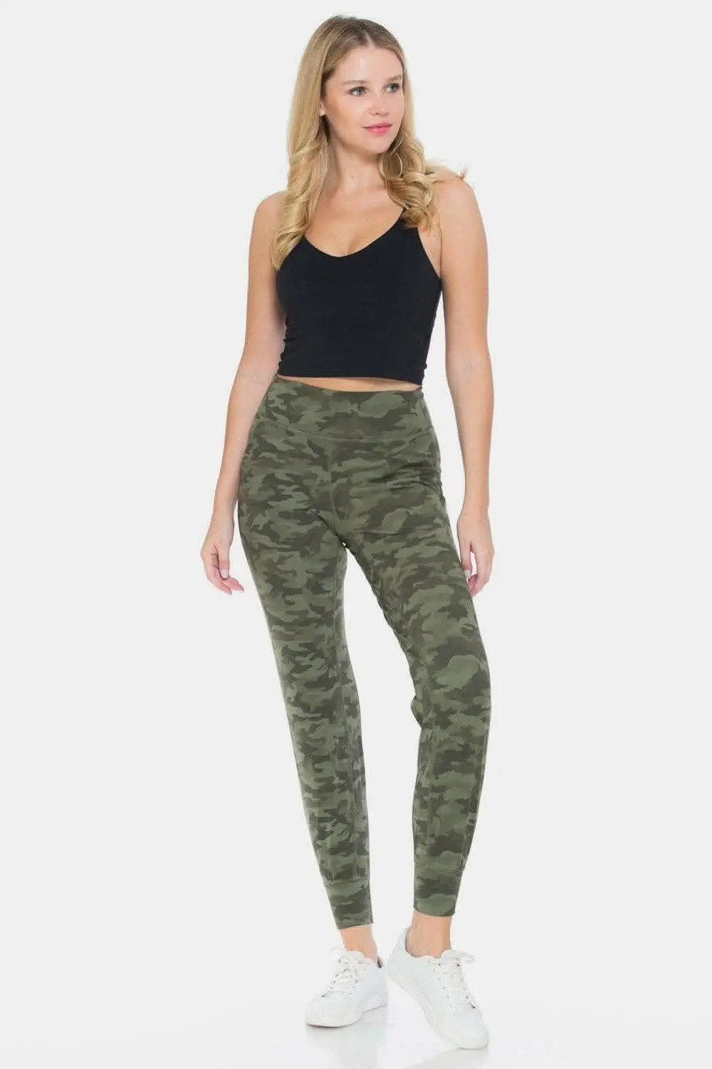 T-Shirts Trendsi Camo High Waist Leggings Women's Activewear Comfortable & Stylish