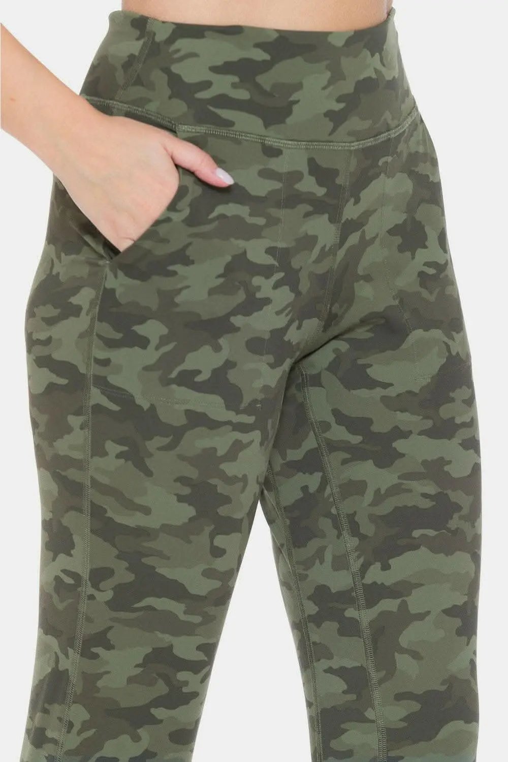 T-Shirts Trendsi Camo High Waist Leggings Women's Activewear Comfortable & Stylish