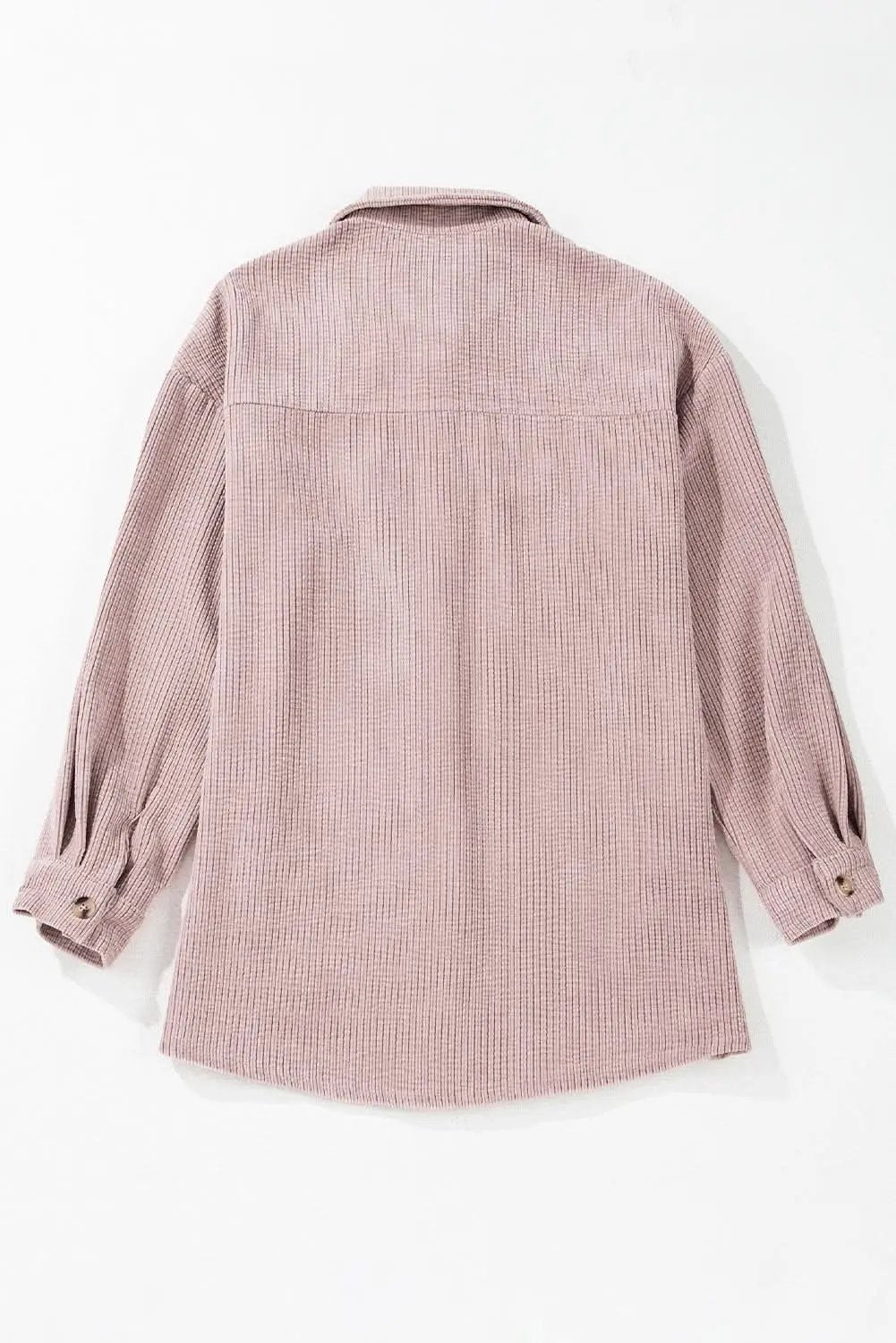 Women's Corduroy Shacket - Soft & Cozy - Button Up Top