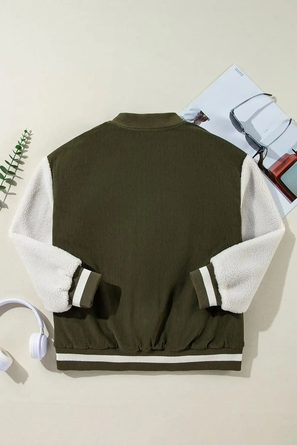 Love Salve Corduroy Bomber Jacket Women's — Warm Winter Layer