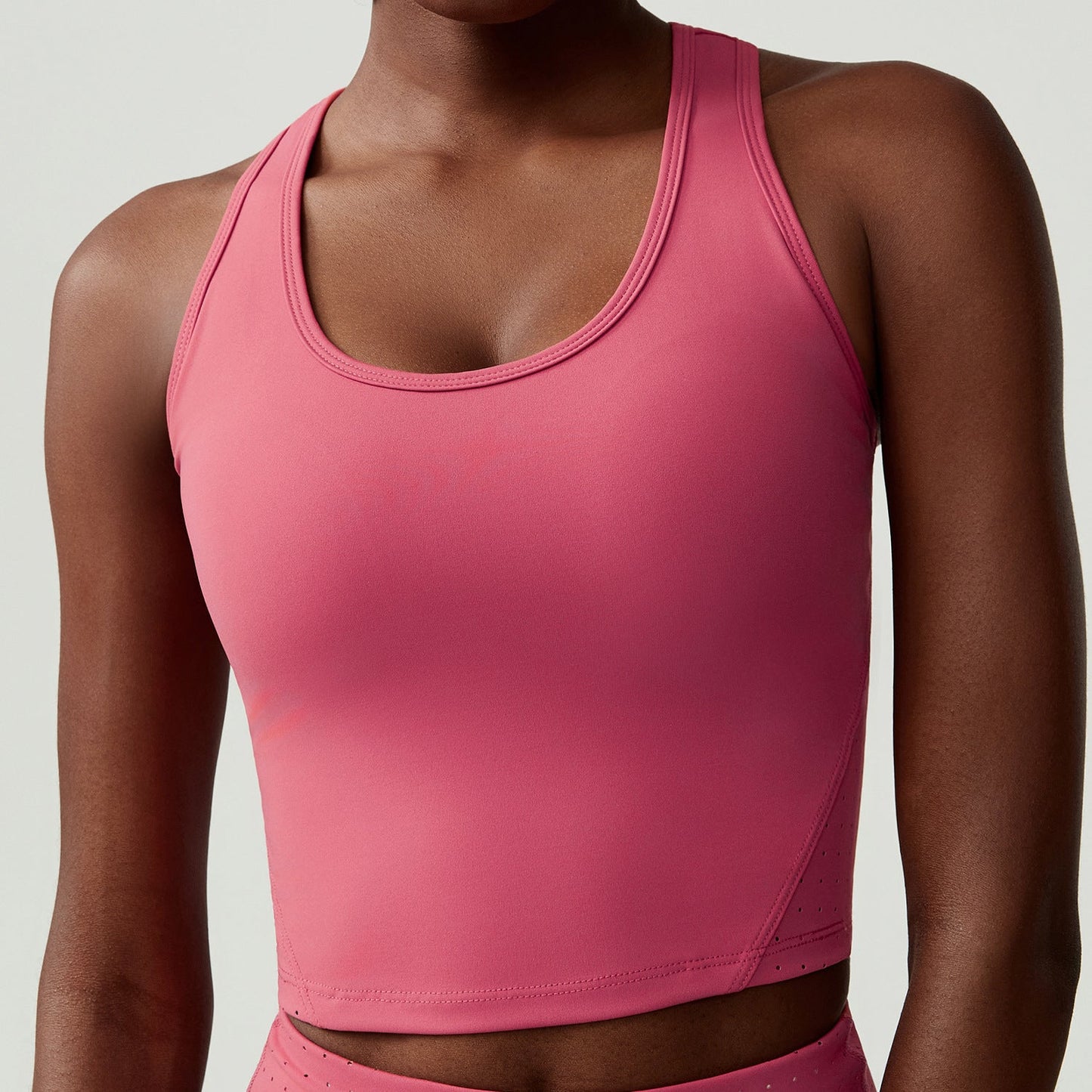 Women with Chest Pad Yoga Fitness Running Top Badminton Vest