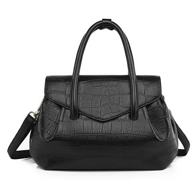 Handbag Large Capacity Bag Women All Match High Grade Women Bag Crocodile Pattern Tote Bag Shoulder Crossbody