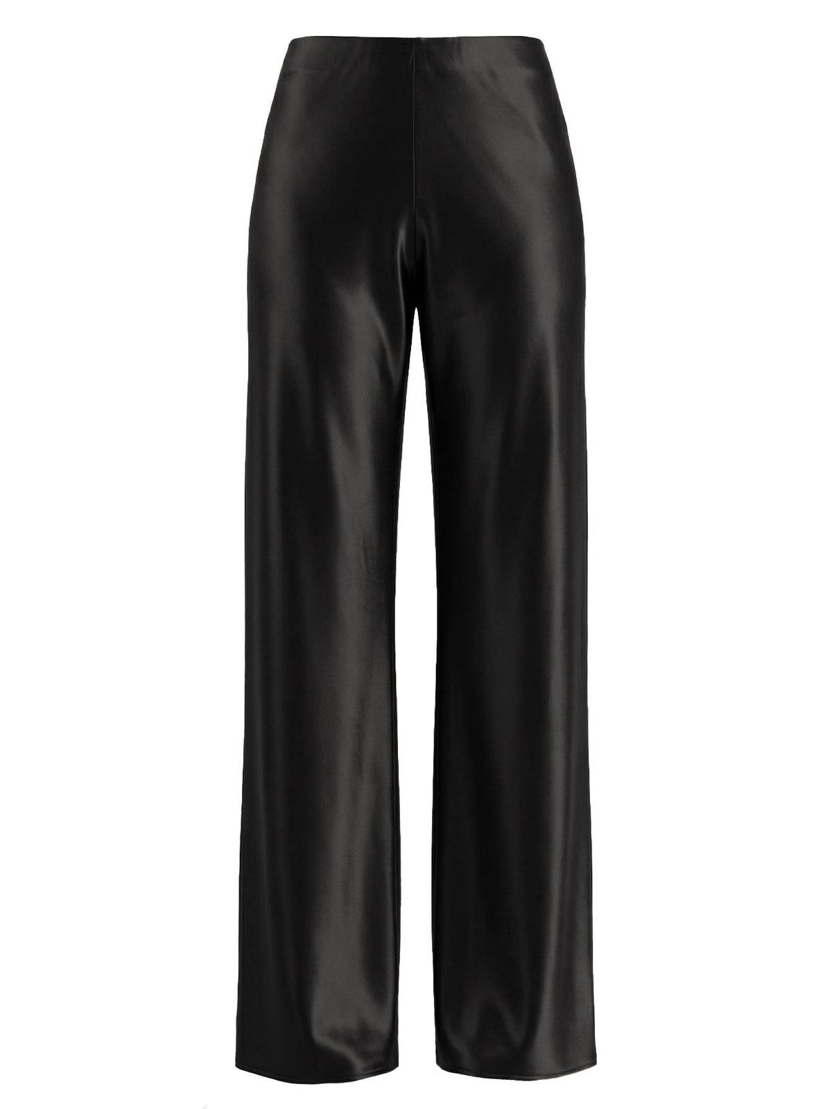 Women Clothing Acetate Satin Pants High End Exquisite High Waist Drooping Straight Wide Leg Pants Women
