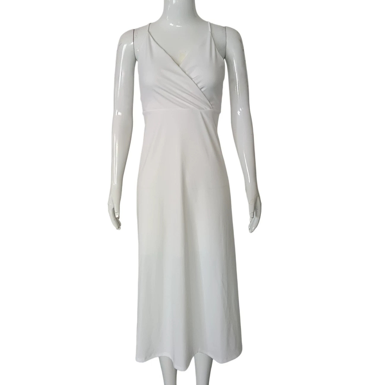 French Strap Fairy Dress Seaside Holiday Dress Summer Beach Camisole Maxi Dress for Women