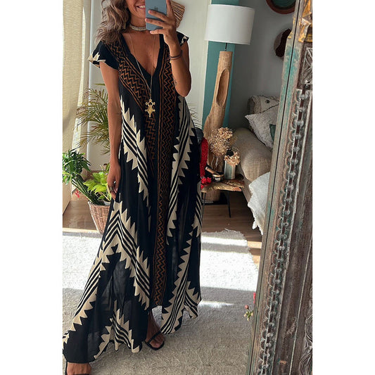 Casual Dress Holiday Women Loose Dress
