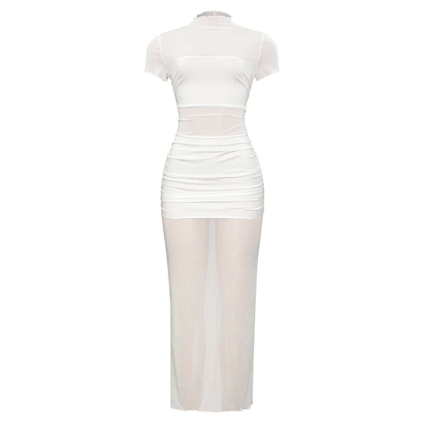 Summer Casual Trend Slim Fit Solid Color Street Dress