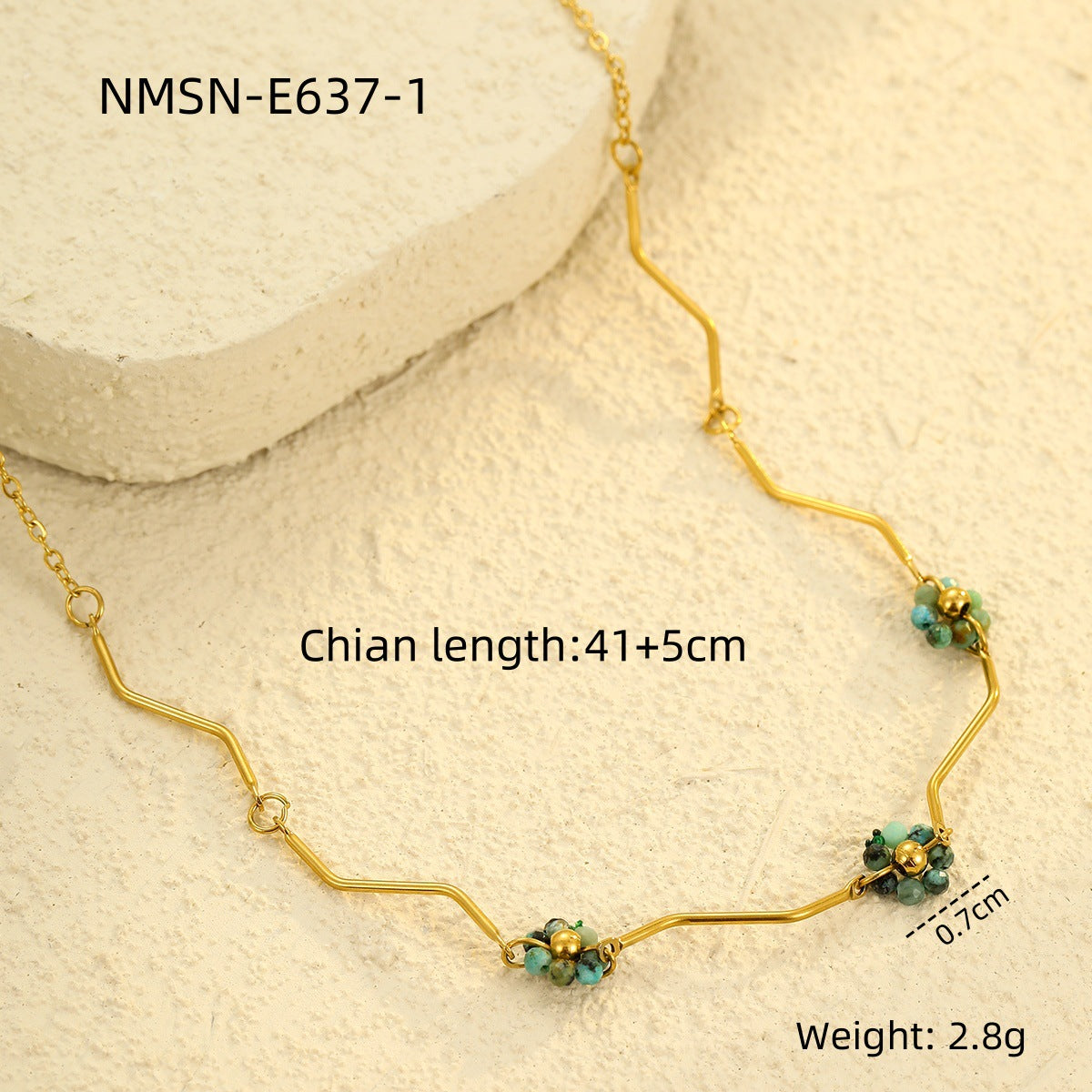 Light Luxury Necklace Fashionable Floral Clavicle Chain Small Fresh High Grade Embellished Necklace Necklace Women