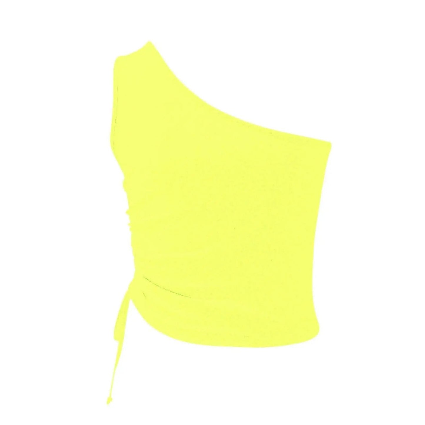 One-Shoulder Cami Top by Trendsi | Mid Green
