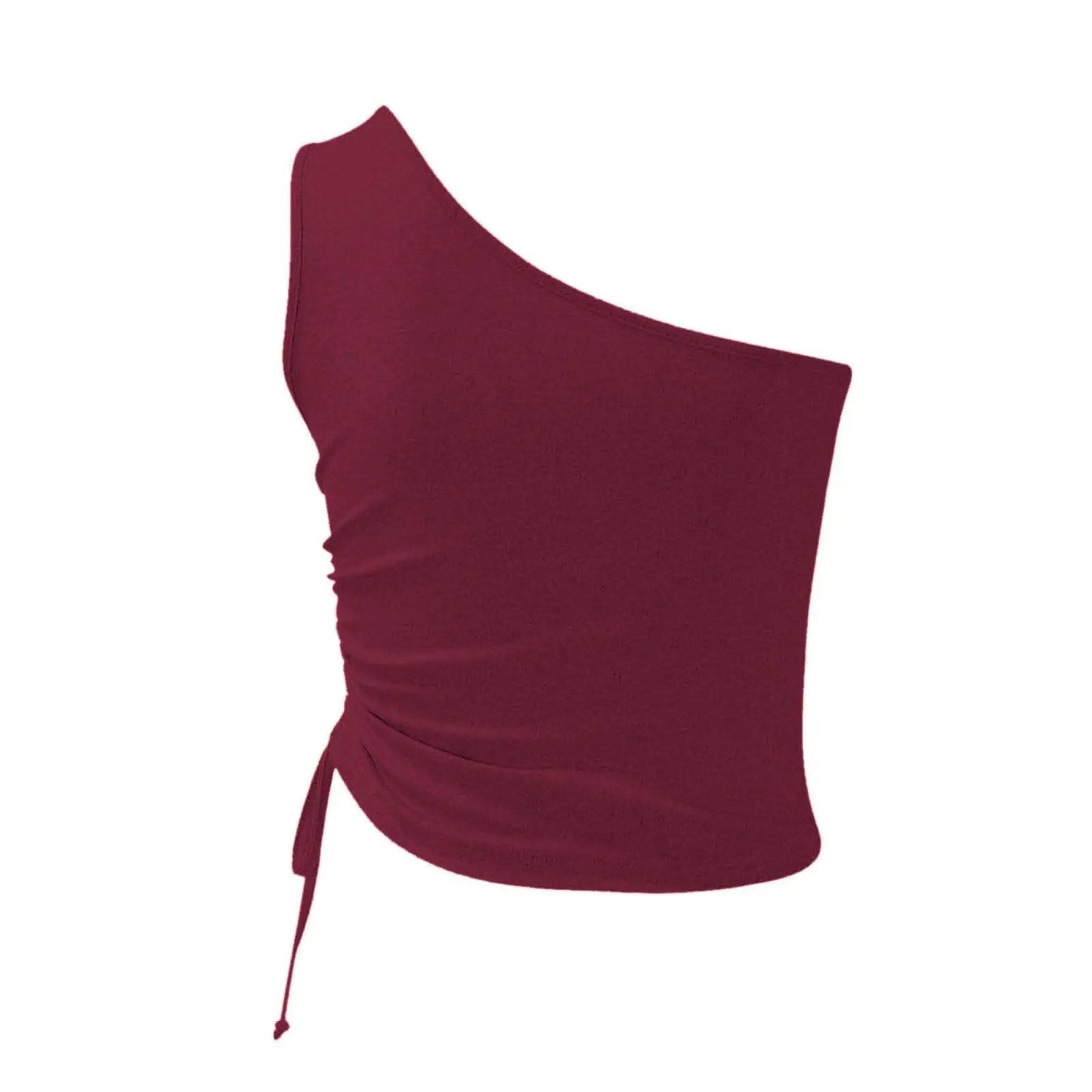 One-Shoulder Cami Top by Trendsi | Mid Green