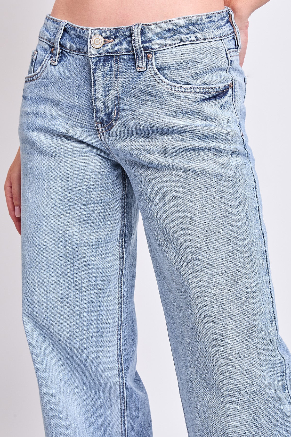 Women's Luxe Brittany Low Rise Wide Leg Jeans