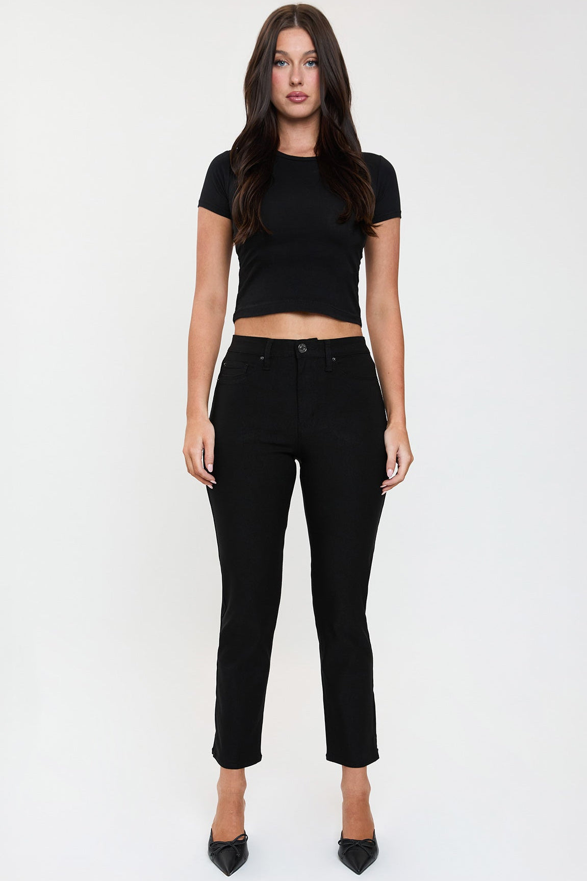 Women's Hyperstretch Cropped Straight Pants