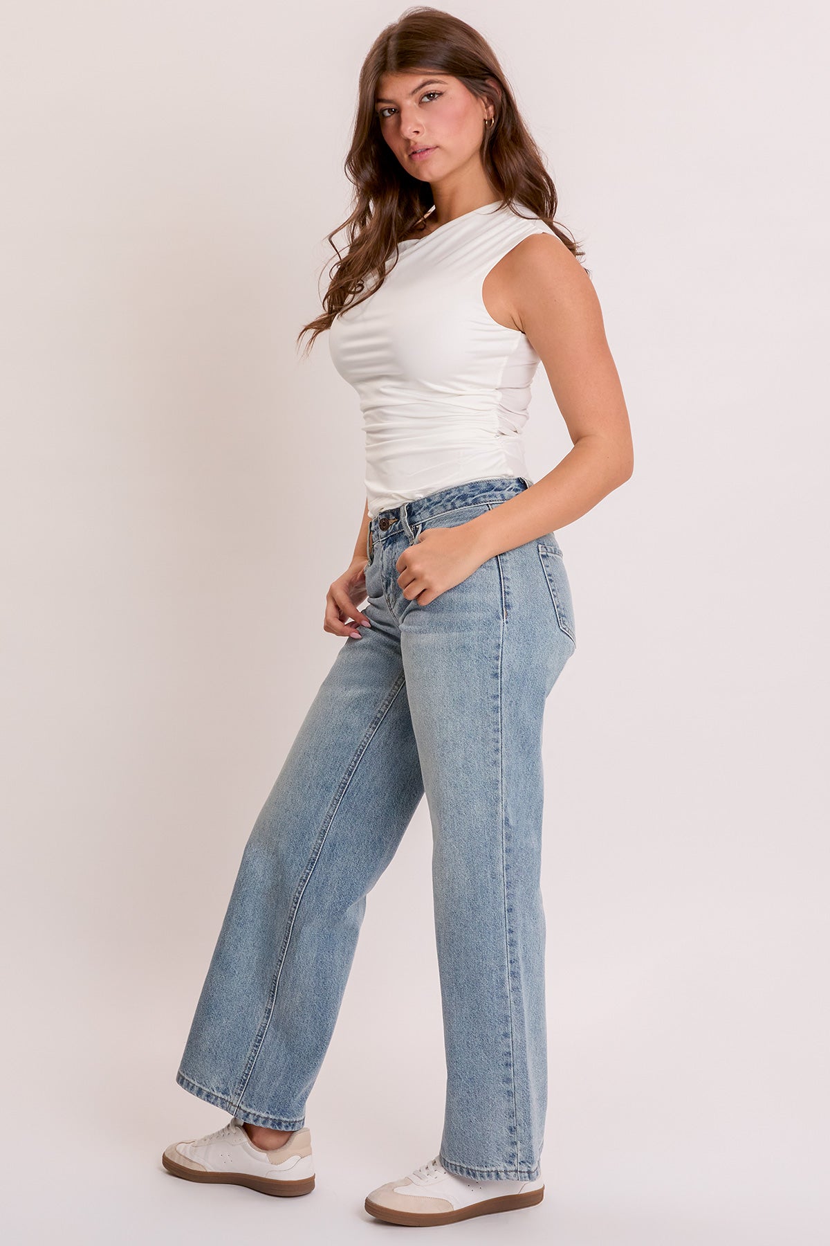 Women's Low Rise Brittany Loose Wide With Bow Print