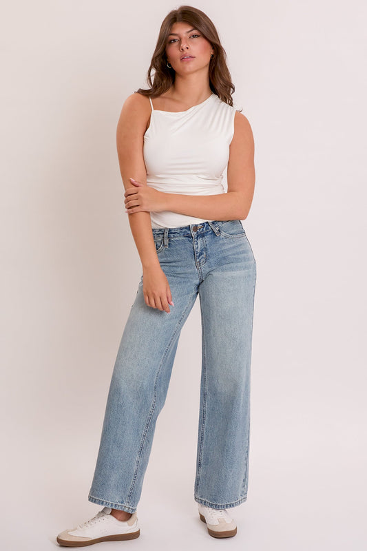 Women's Low Rise Brittany Loose Wide With Bow Print