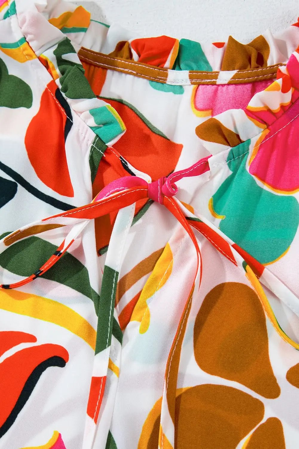 Dresses Love Salve Orange Floral Dress Women's Vacation H-Line Spring Style Lightweight
