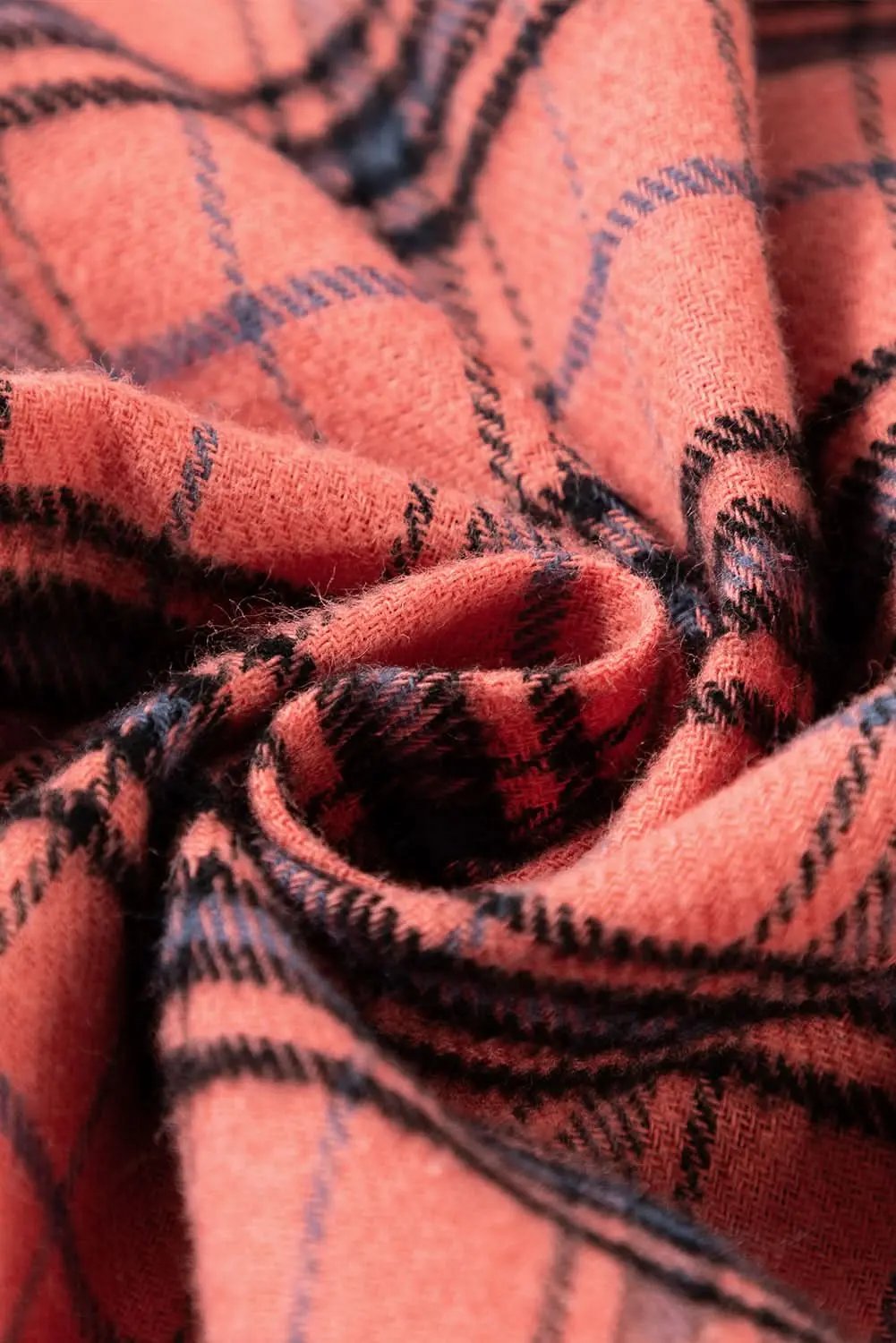 Love Salve Red Plaid Western Shirt — Distressed Cotton Top