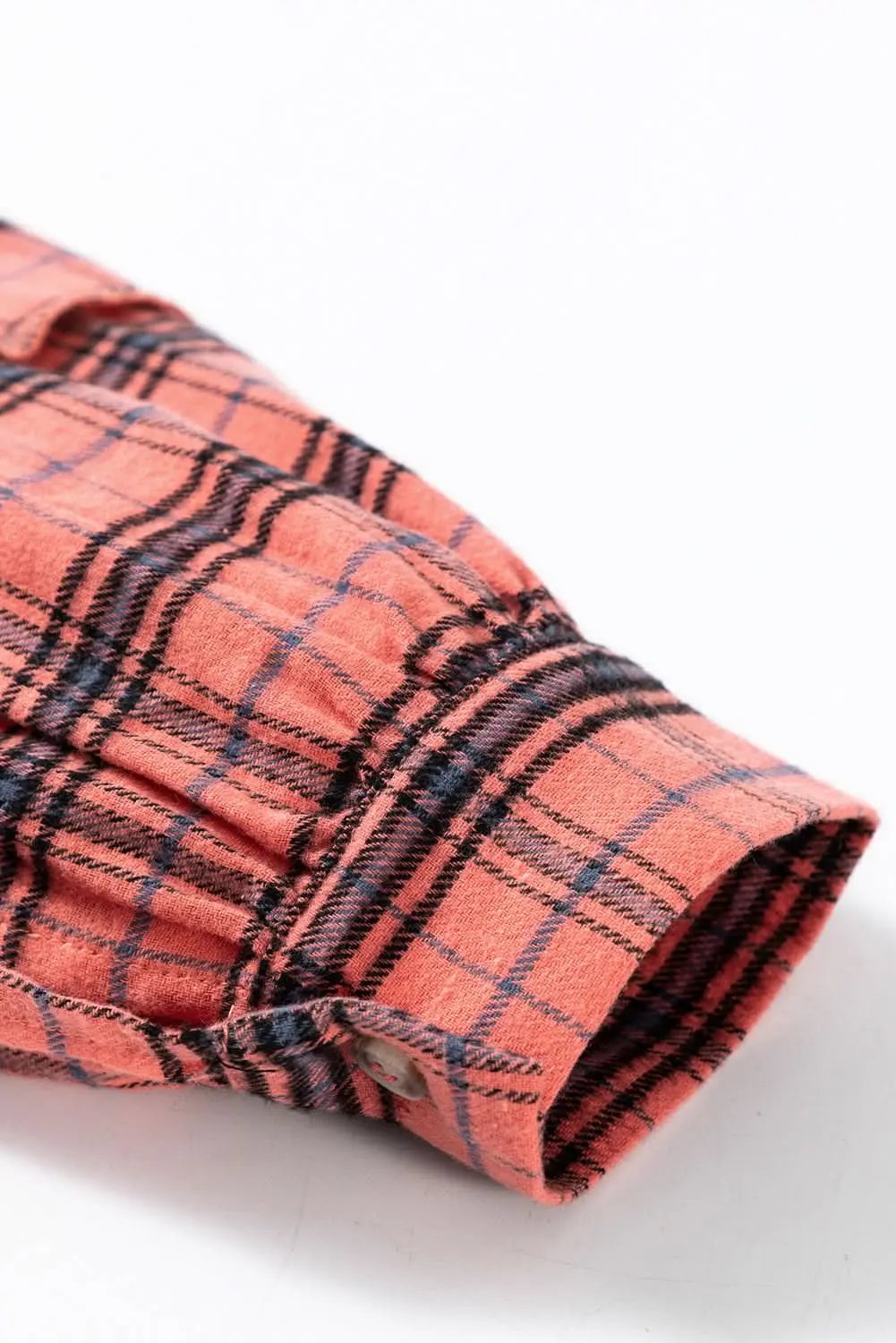 Love Salve Red Plaid Western Shirt — Distressed Cotton Top
