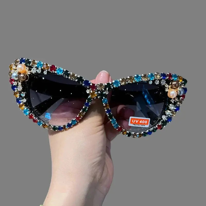 Women's Sunglasses Sunglasses - Bejeweled - Cat Eye Fashion Statement