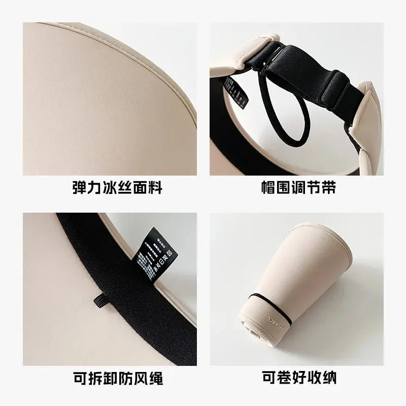 T-Shirts Sexikinis Swim Wide Brim Sun Visor Women's Summer Hat - UV Protection