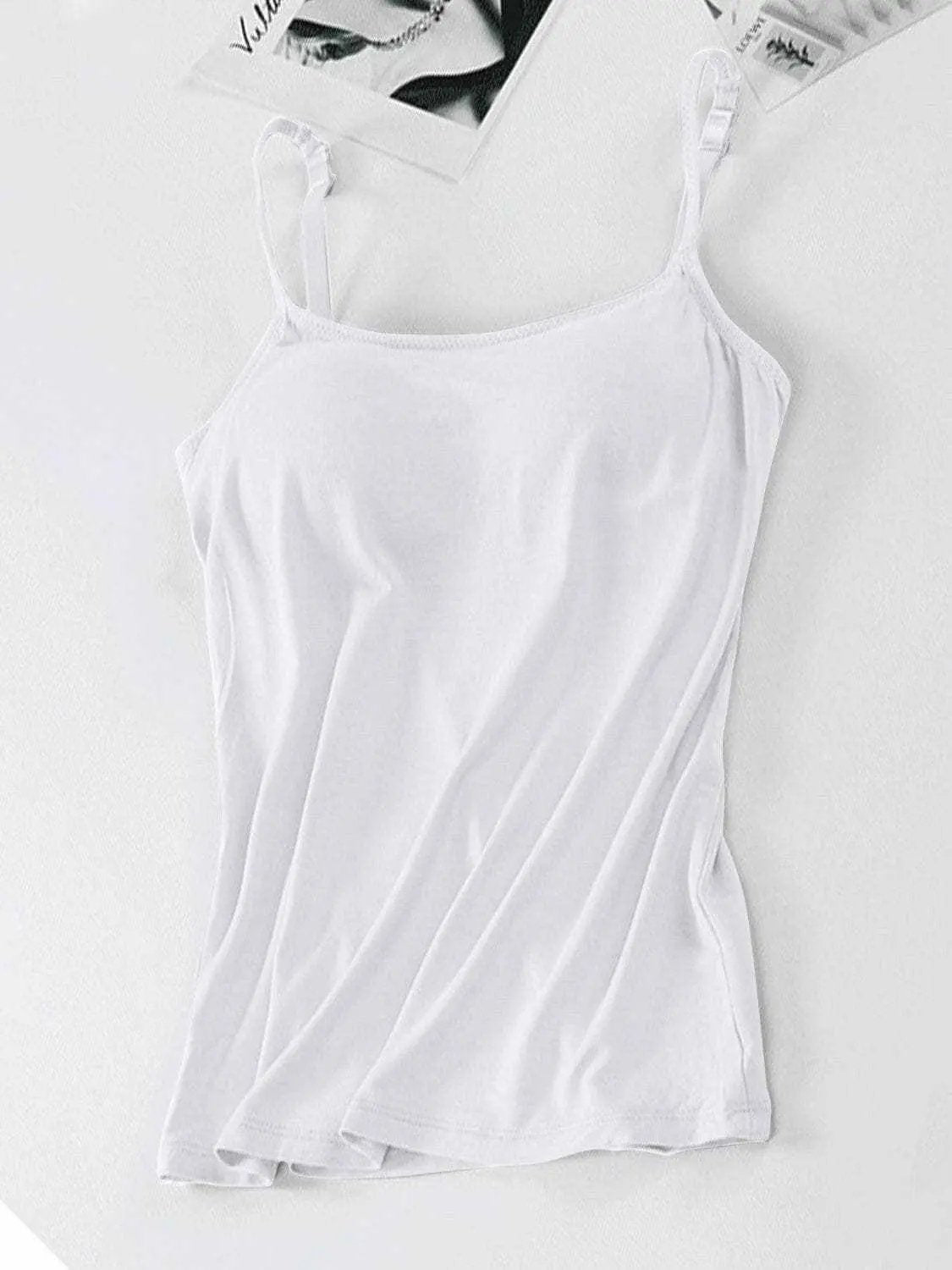 T-Shirts Trendsi just arrived - Scoop neck cami with adjustable straps
