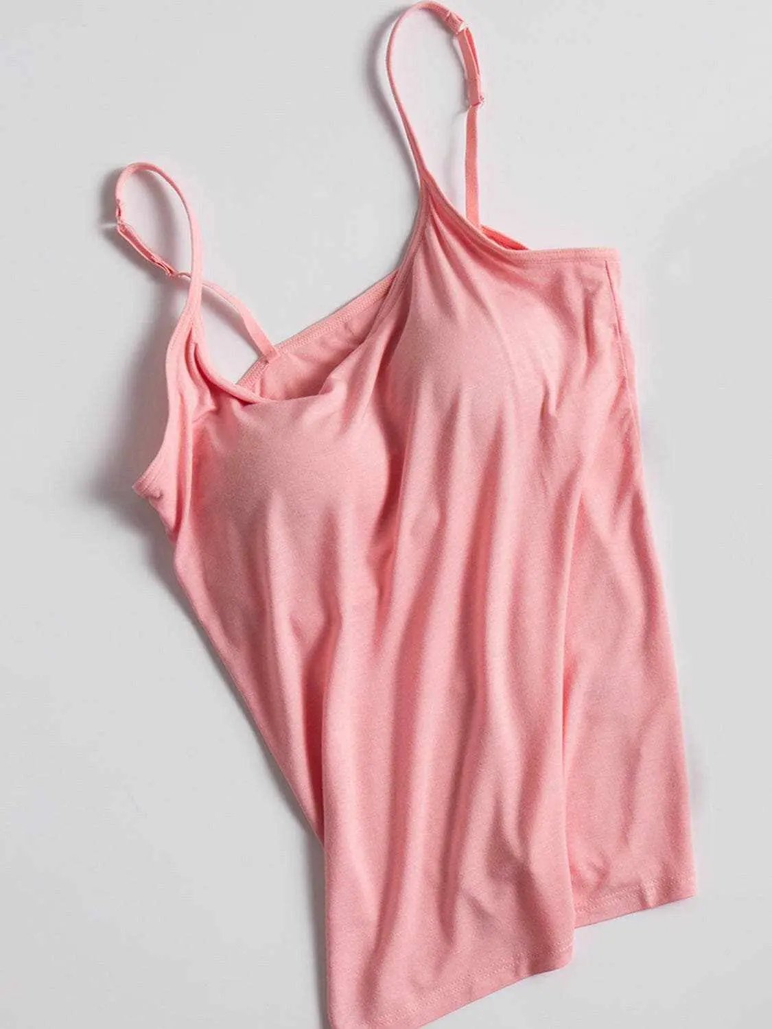 T-Shirts Trendsi just arrived - Scoop neck cami with adjustable straps
