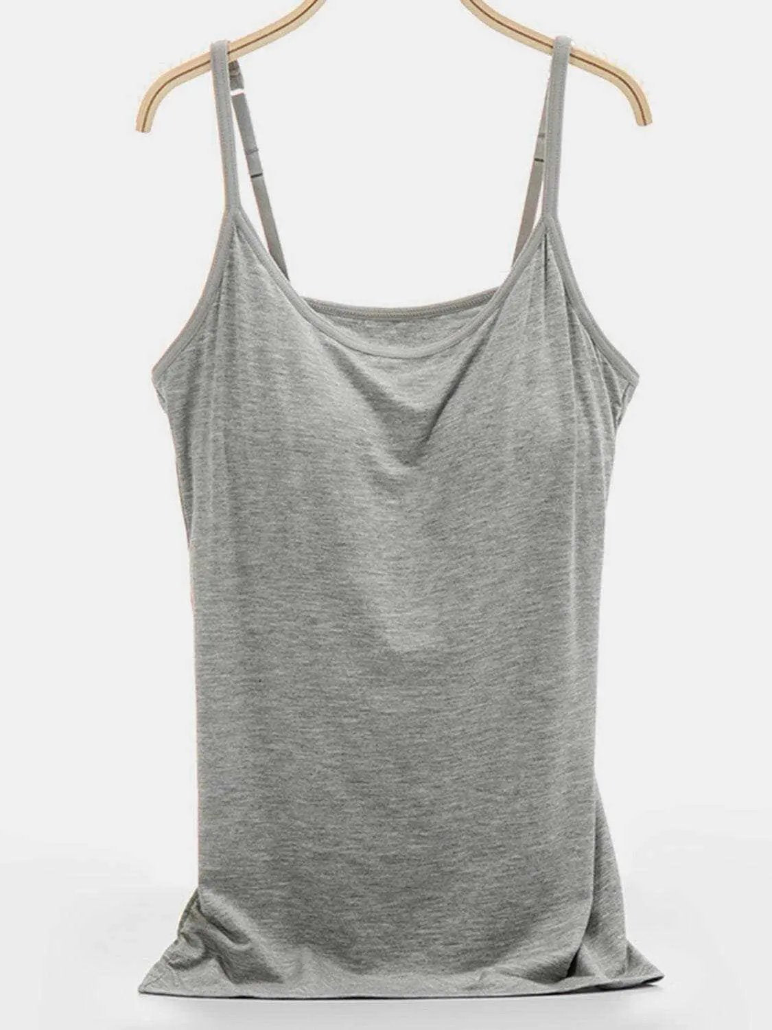 T-Shirts Trendsi just arrived - Scoop neck cami with adjustable straps