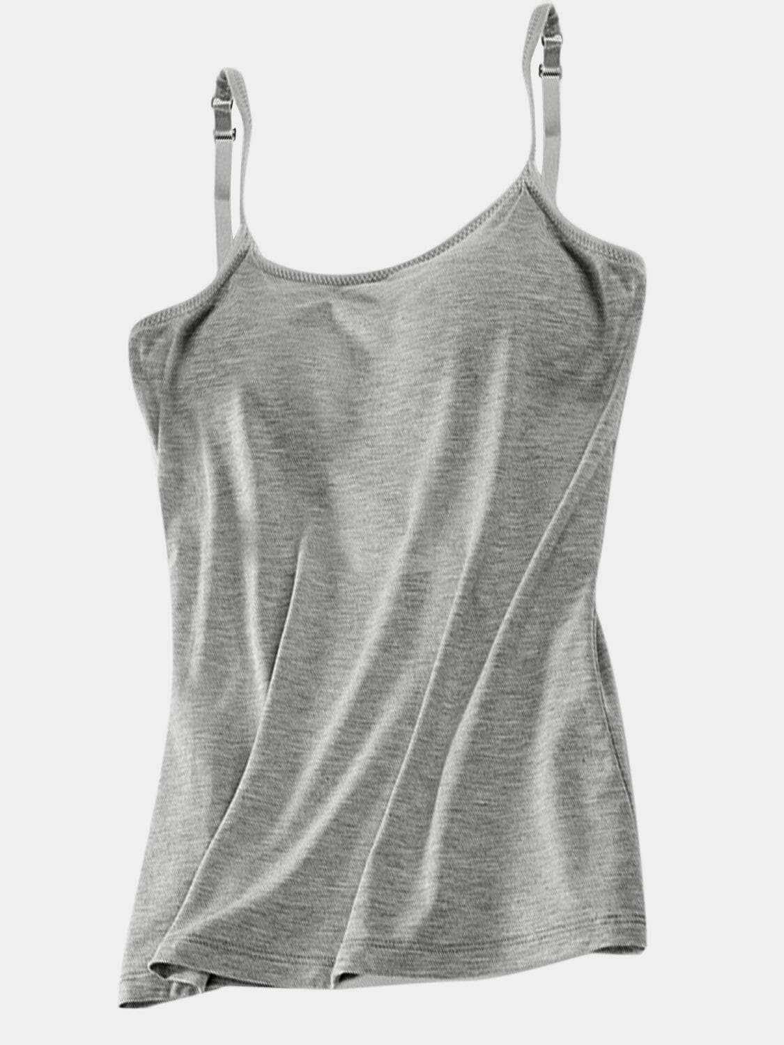 T-Shirts Trendsi just arrived - Scoop neck cami with adjustable straps