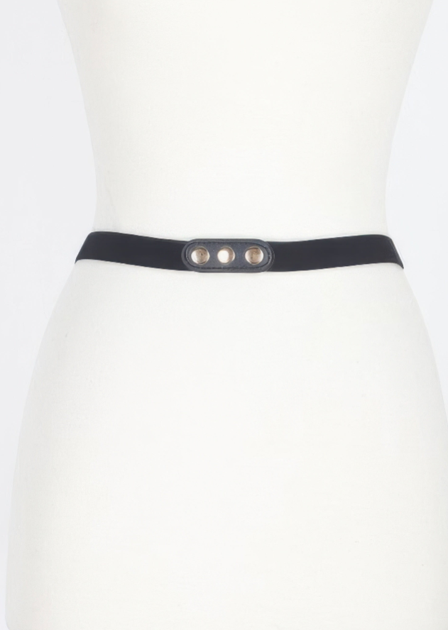 Metal Linked Buckle Elastic Belt