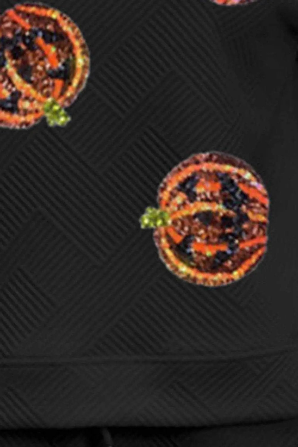 Two-Piece Sets Trendsi Sparkling pumpkin patch set with pockets