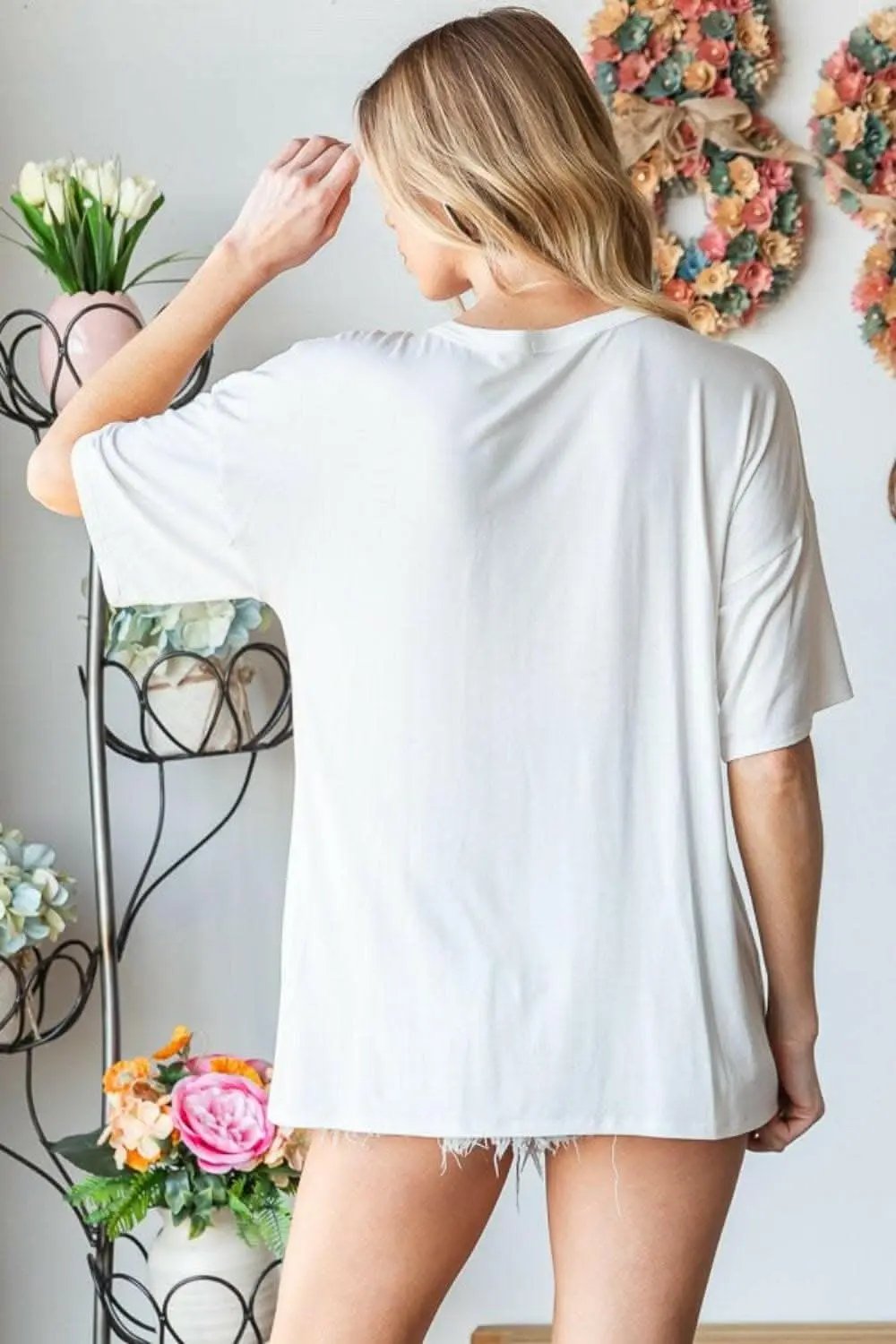 T-Shirts Trendsi Starlight Graphic Tee Women's Casual Short Sleeve T-Shirt - Chic Patch