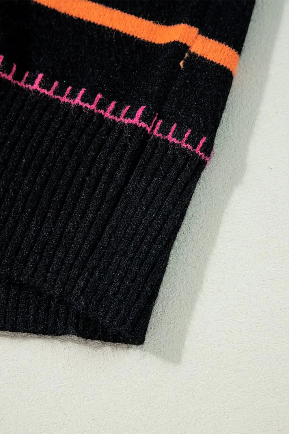 Women's Pullover Sweater - Soft Knit Striped - Daily Wear Winter
