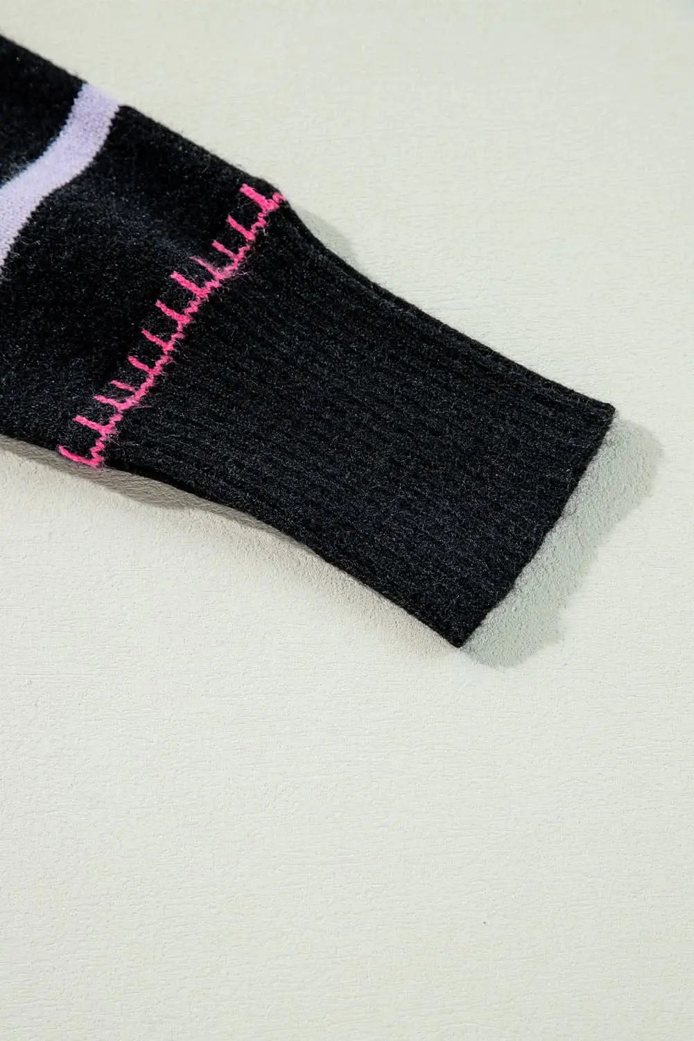 Women's Pullover Sweater - Soft Knit Striped - Daily Wear Winter