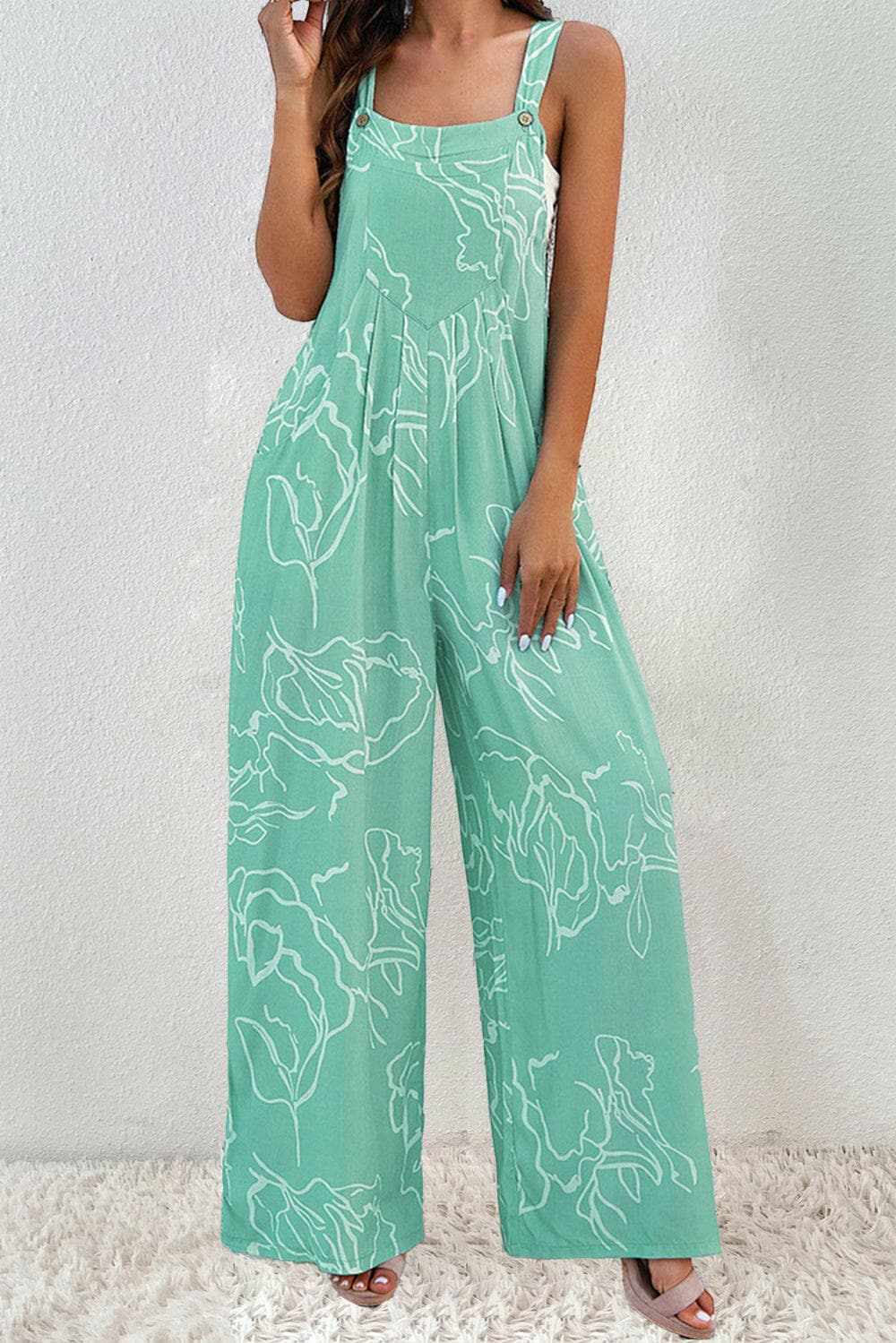 just arrived Trendsi Stylish wide-leg jumpsuit with pockets