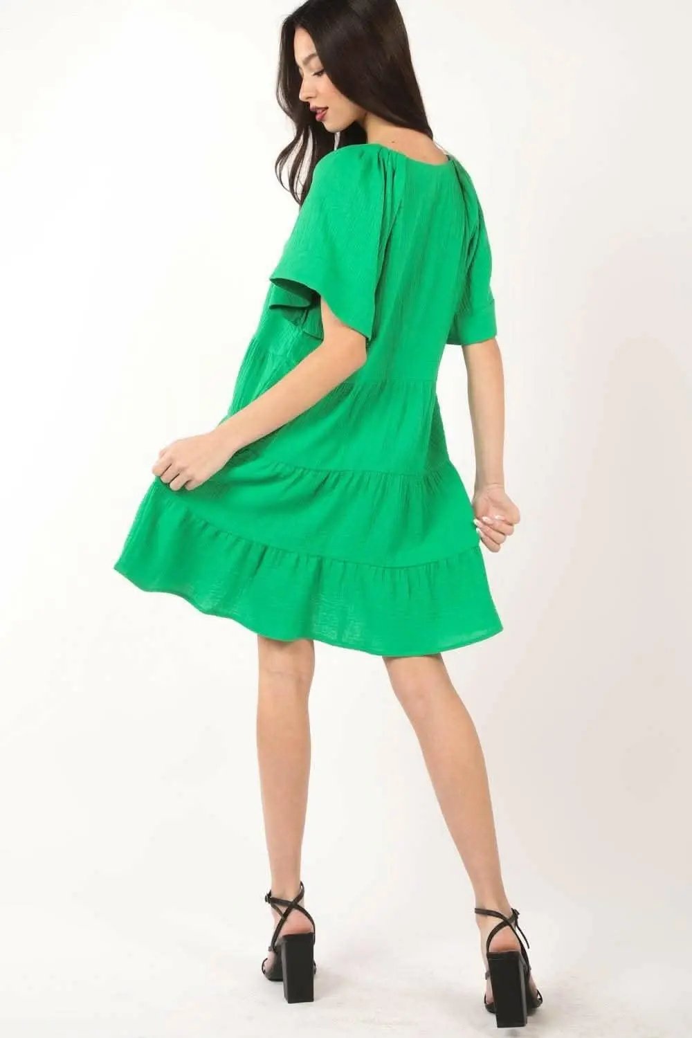 Trendsi Ruffled Tiered Elegant Party Dress for Women