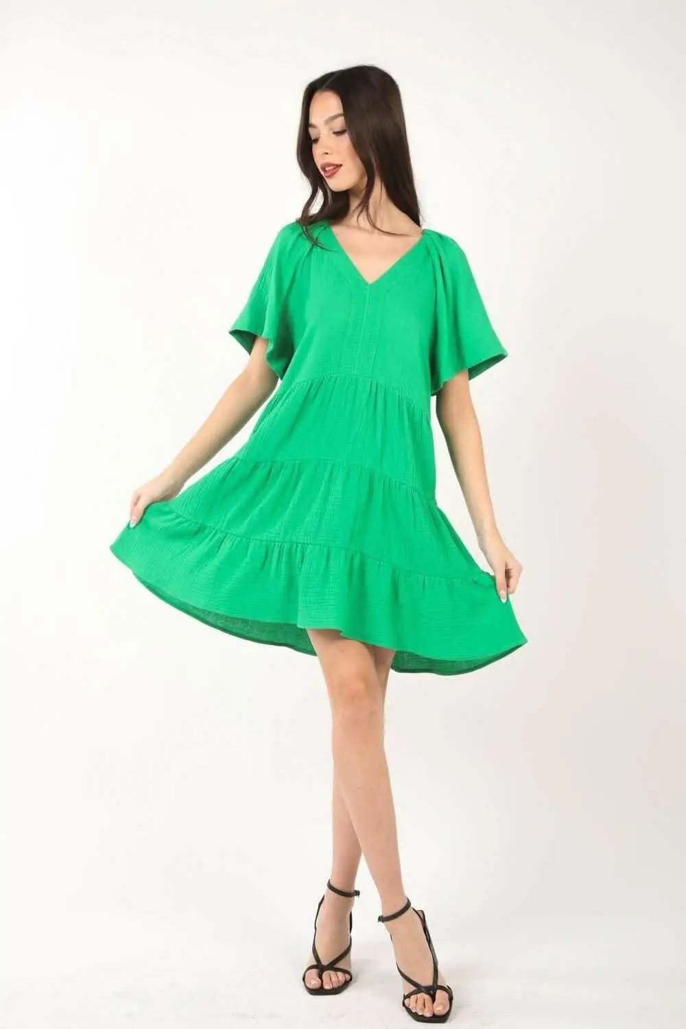 Trendsi Ruffled Tiered Elegant Party Dress for Women