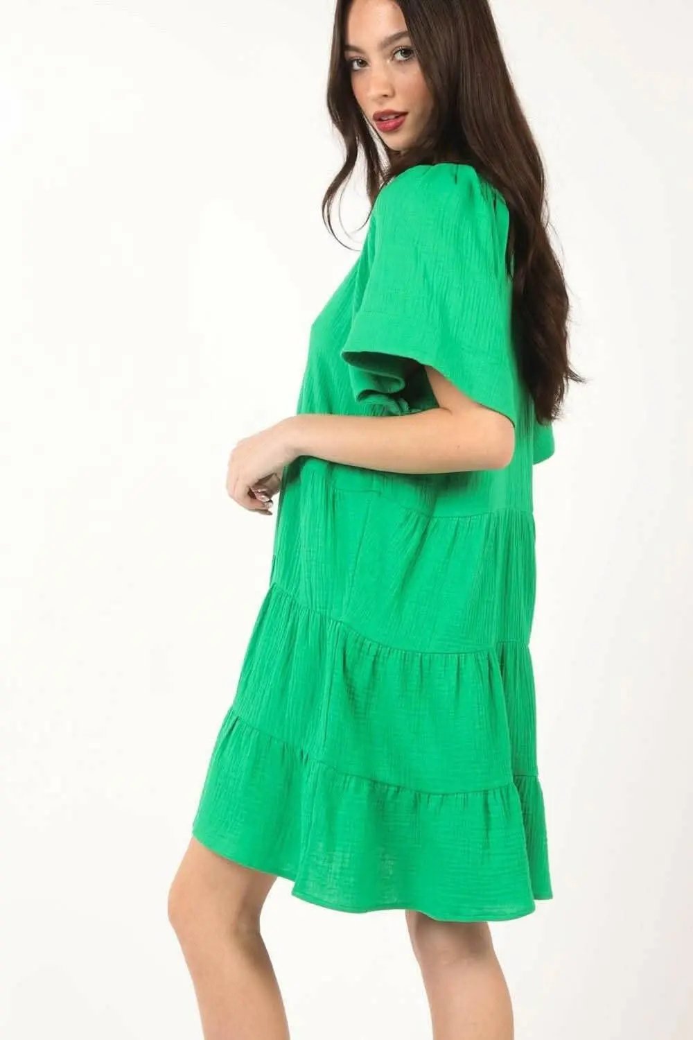 Trendsi Ruffled Tiered Elegant Party Dress for Women