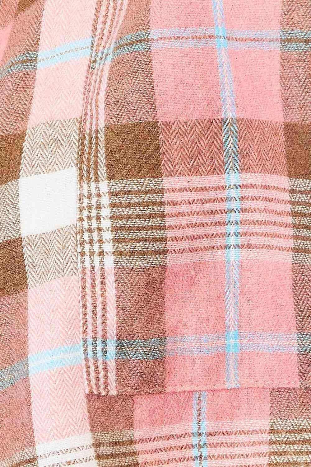 Trendsi Men's Long Sleeve Plaid Shirt Cotton Blend Casual