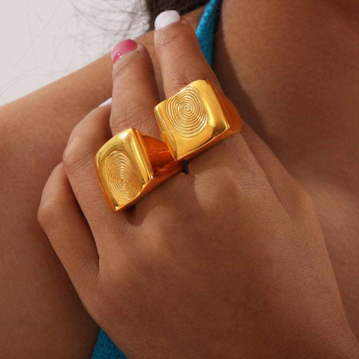 T-Shirts Trendsi just arrived - Titanium steel fingerprint ring