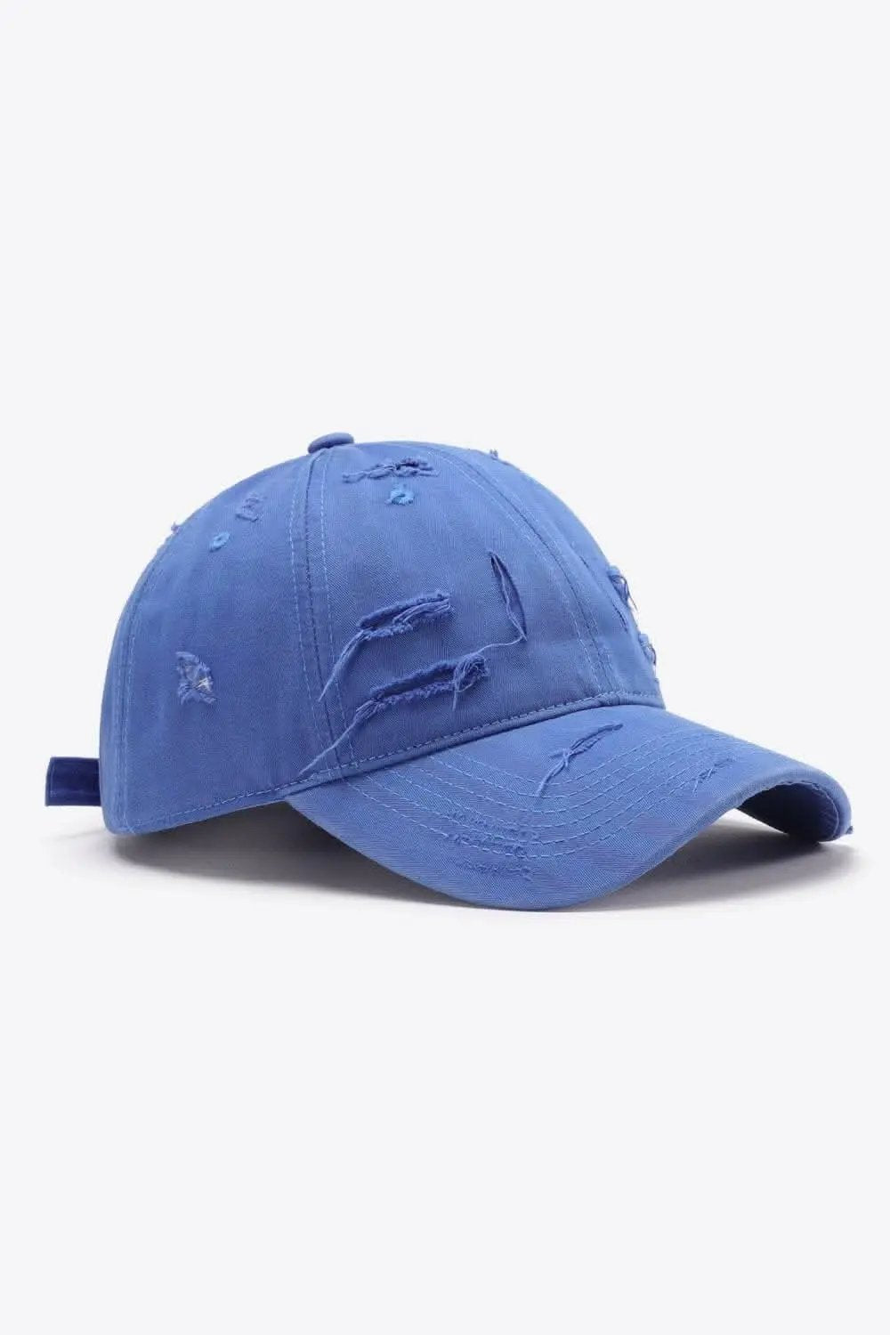 Trendsi Distressed Baseball Cap Adjustable Cotton — Vintage Style