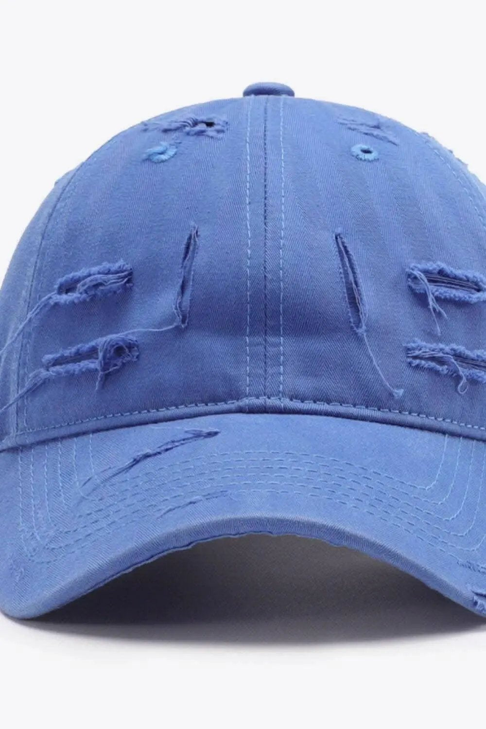 Trendsi Distressed Baseball Cap Adjustable Cotton — Vintage Style