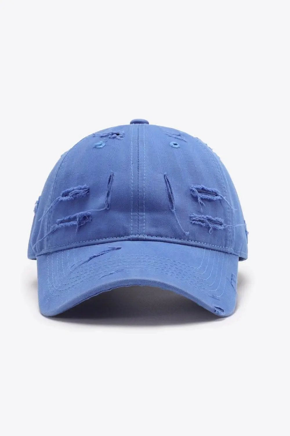 Trendsi Distressed Baseball Cap Adjustable Cotton — Vintage Style