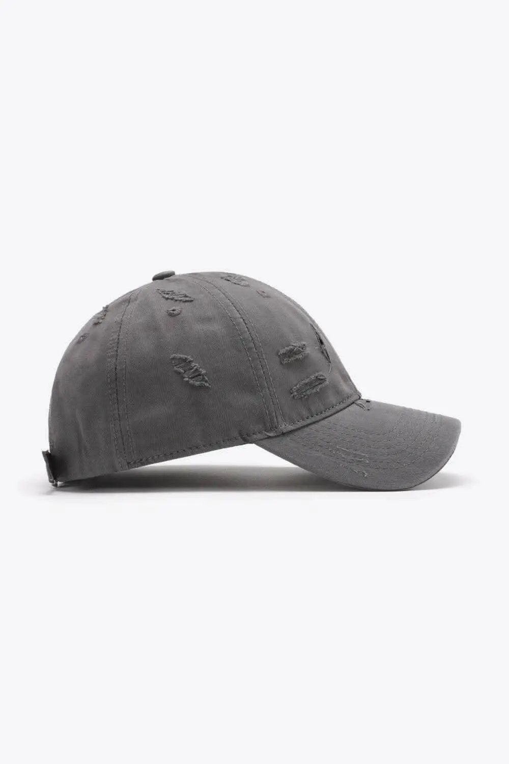 Trendsi Distressed Baseball Cap Adjustable Cotton — Vintage Style