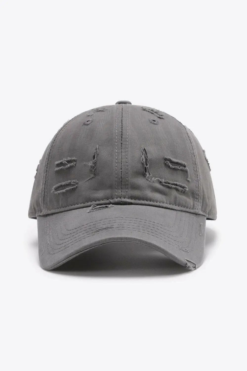 Trendsi Distressed Baseball Cap Adjustable Cotton — Vintage Style
