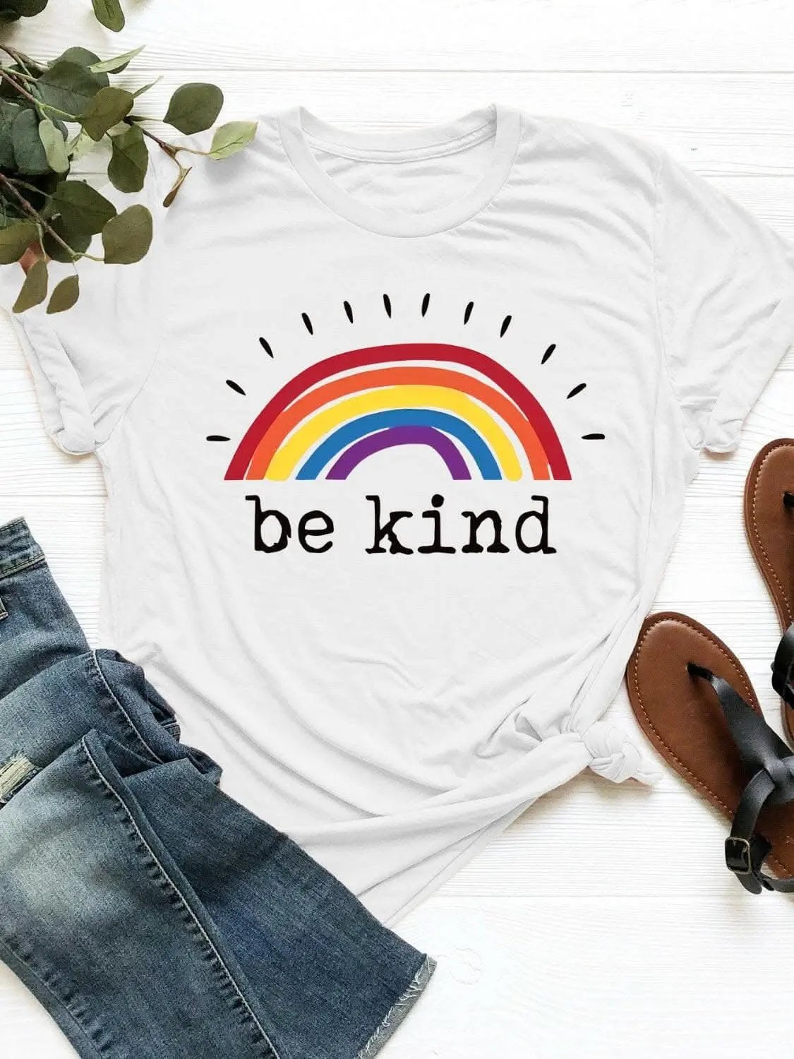 T-Shirts Trendsi Trendy graphic t-shirt for women