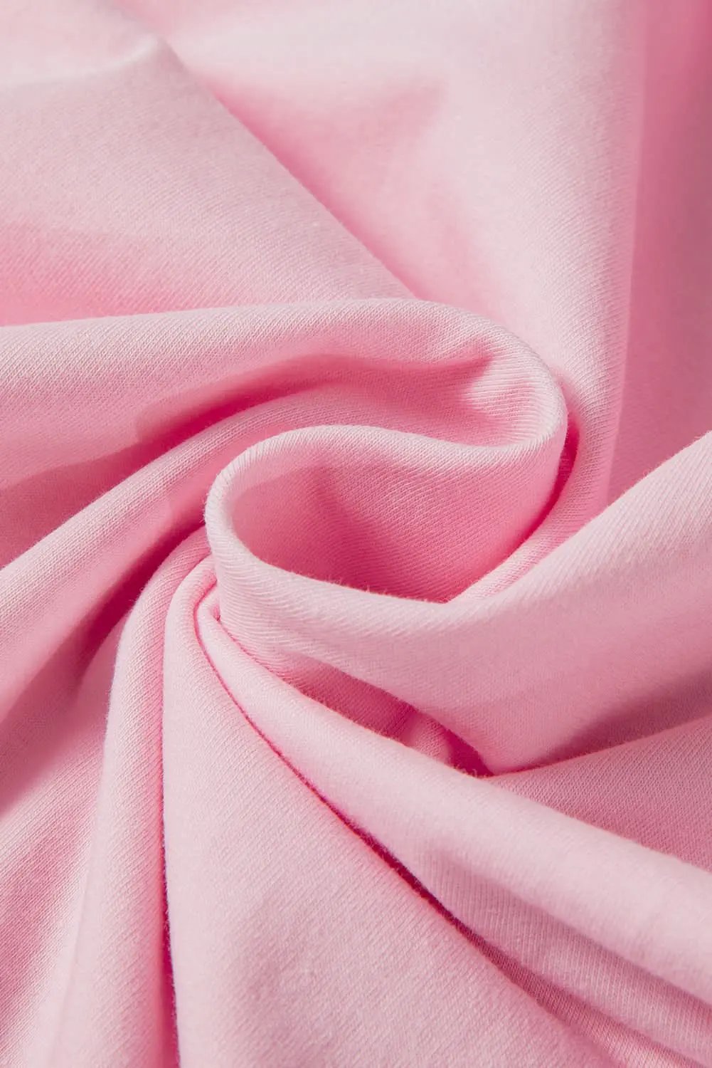 Love Salve Plus Size Long Sleeve Top Pink Colorblock — Casual Daily Wear