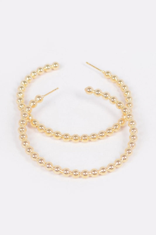 Metal Hoop Earring