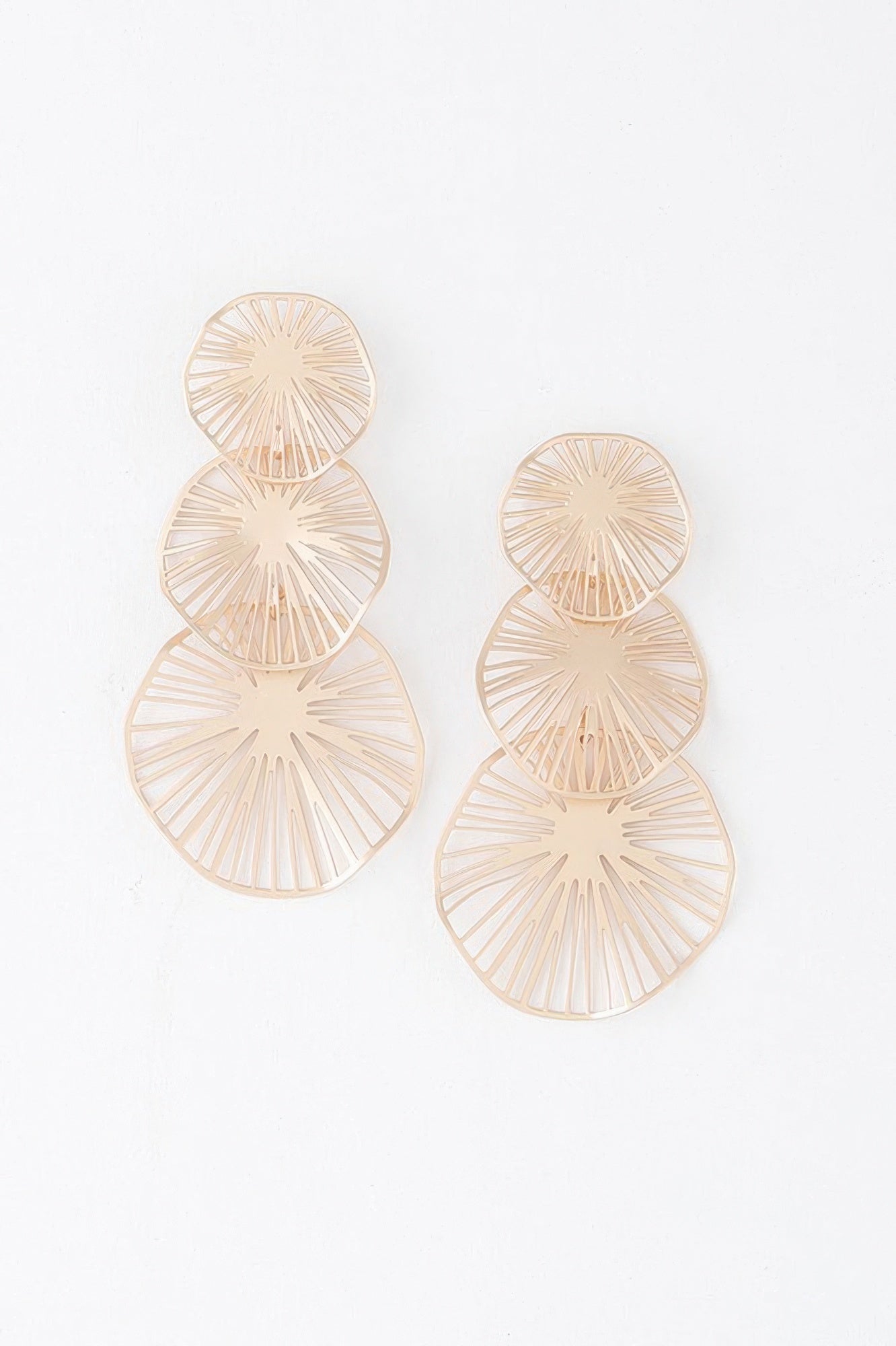 Triple Lemon Drop Earrings