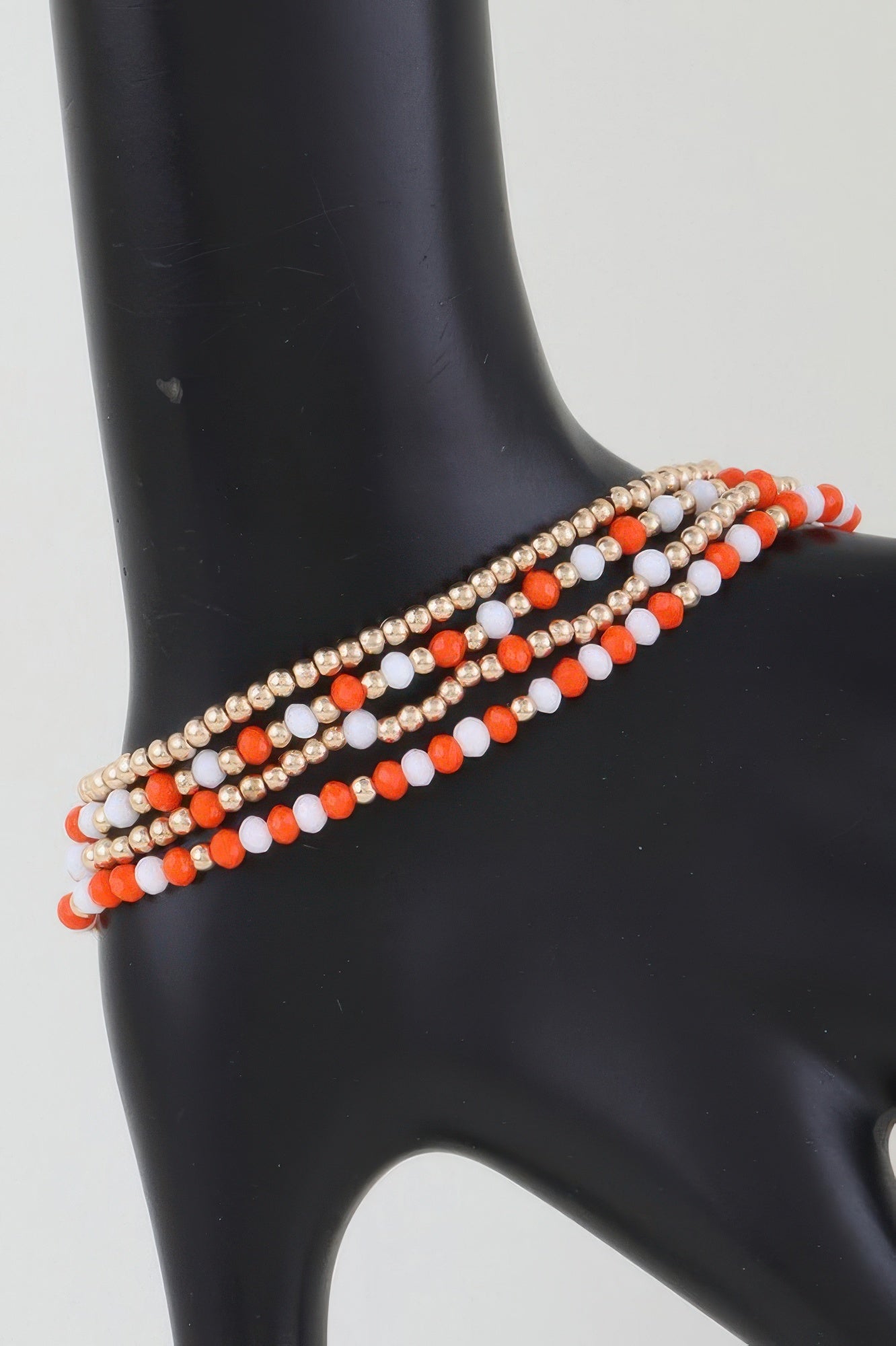 Alternating Stone Beaded Bracelet