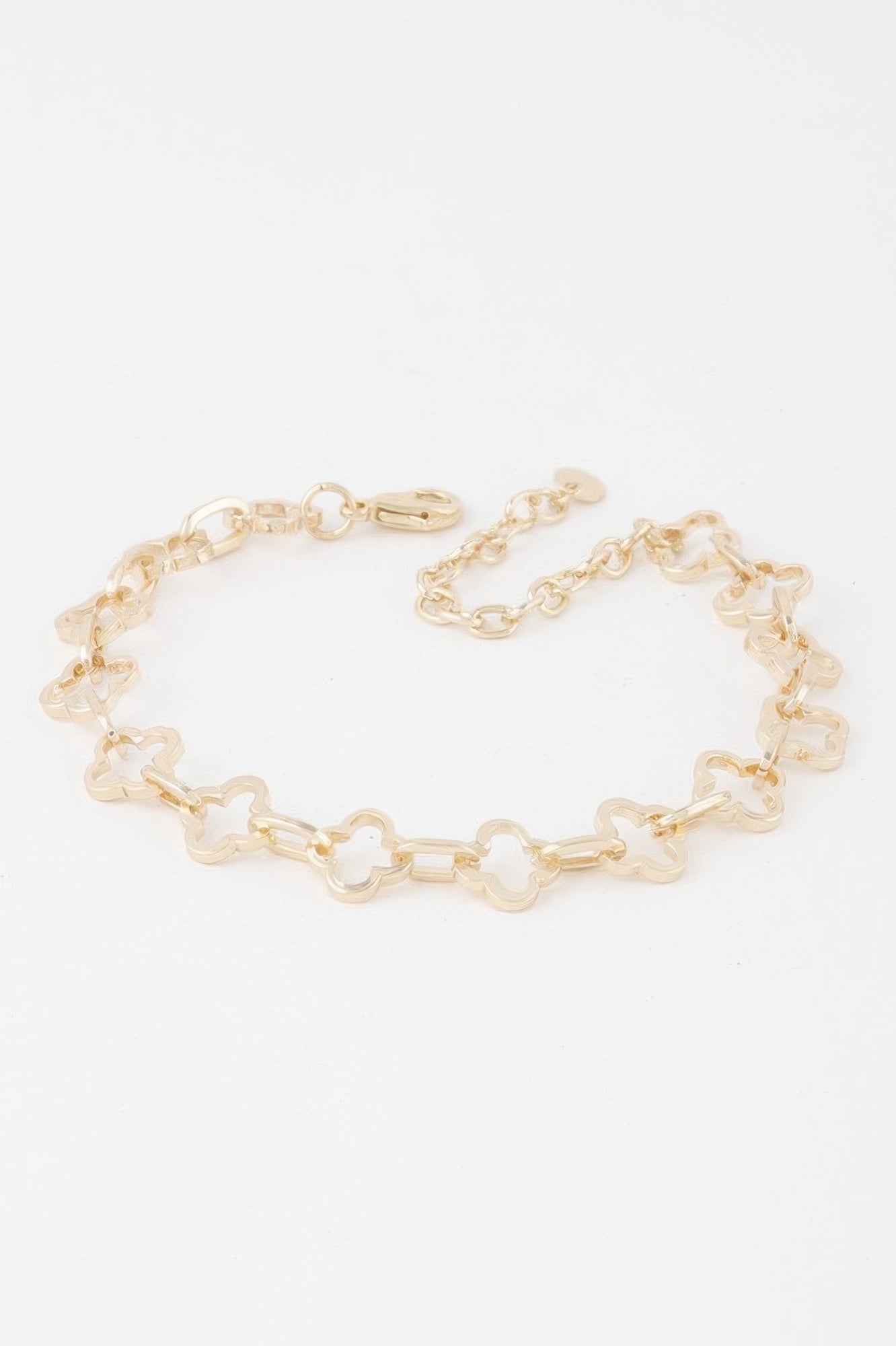 Clover Link Chain Bracelet