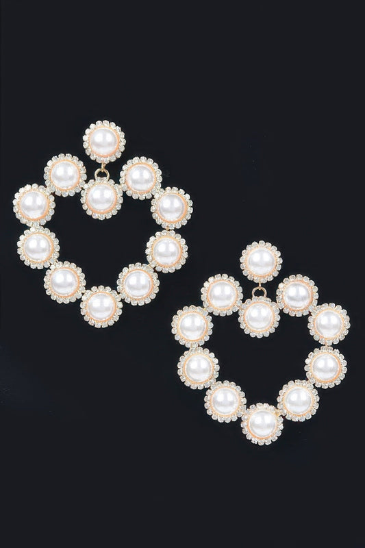 Faux Pearl Earring