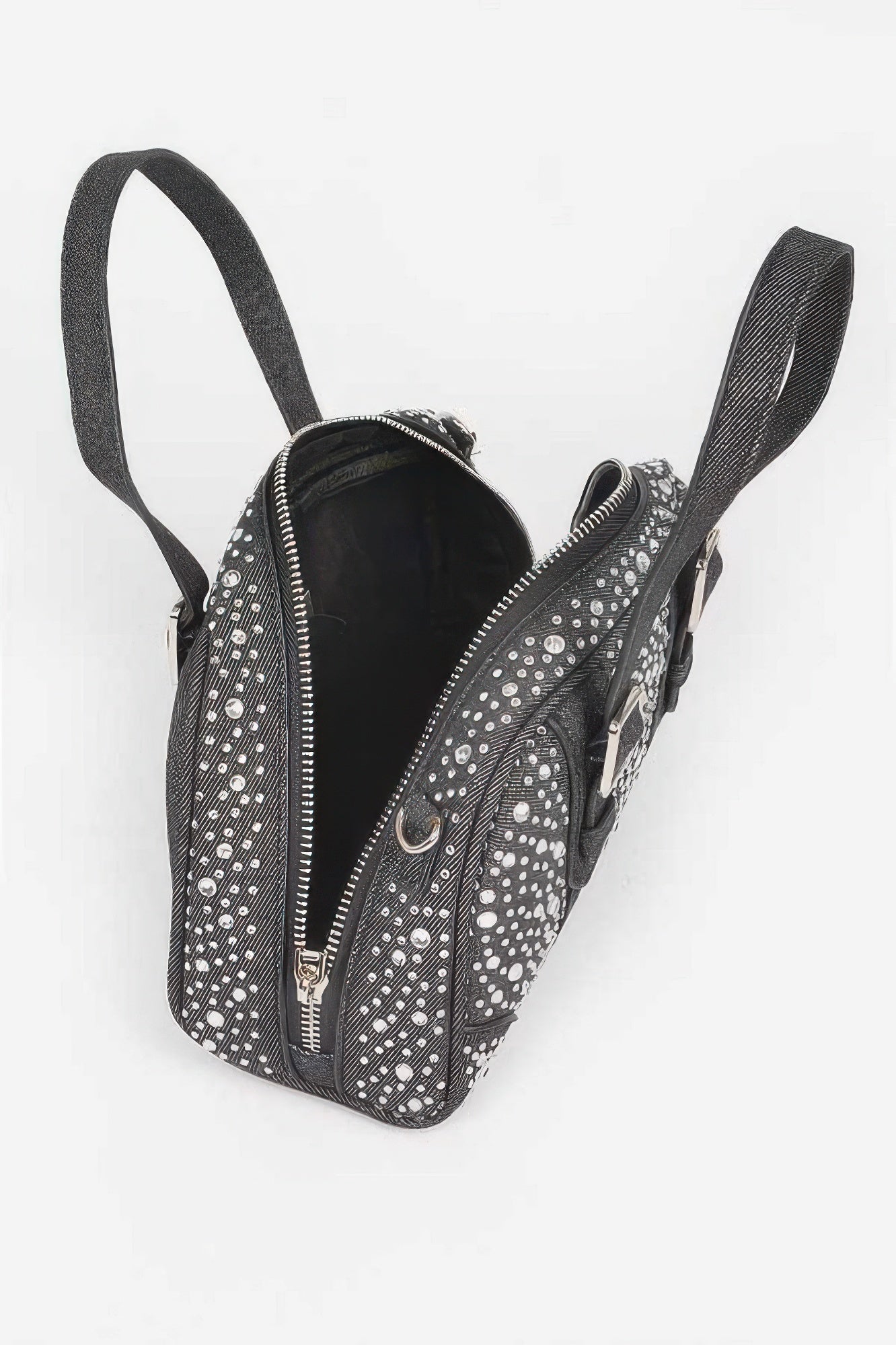 Denim Hot Fix Crossbody Bag